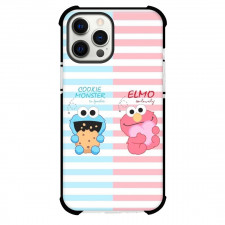 Sesame Street Phone Case For iPhone and Samsung Galaxy Devices - Sesame Street Cute Cookie Monster And Lovely Elmo Poster