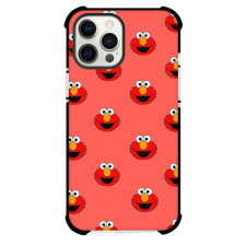 Sesame Street Elmo Phone Case For iPhone and Samsung Galaxy Devices - Sesame Street Elmo Avatar On Red Background
