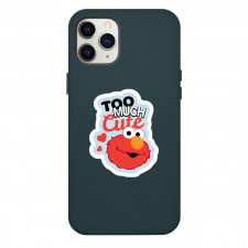 Sesame Street Elmo Phone Case For iPhone and Samsung Galaxy Devices - Sesame Street Elmo Too Much Cute Sticker