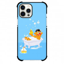 Sesame Street Ernie Phone Case For iPhone and Samsung Galaxy Devices - Sesame Street Ernie Laying In the Bathtub Poster