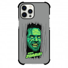 The Shining Phone Case For iPhone and Samsung Galaxy Devices - The Shining Zomby Illustration Art On Gray Background