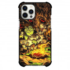 Shrek Phone Case For iPhone Samsung Galaxy Pixel OnePlus Vivo Xiaomi Asus Sony Motorola Nokia - Characters Bonfire Illustration