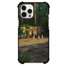 Shrek Phone Case For iPhone Samsung Galaxy Pixel OnePlus Vivo Xiaomi Asus Sony Motorola Nokia - Characters Are we there yet scene Three Pigs Illustration