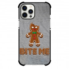 Shrek Gingerbread Man Phone Case For iPhone Samsung Galaxy Pixel OnePlus Vivo Xiaomi Asus Sony Motorola Nokia - Gingerbread Mad Mad Bite Me Word Art