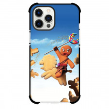 Shrek Gingerbread Man Phone Case For iPhone Samsung Galaxy Pixel OnePlus Vivo Xiaomi Asus Sony Motorola Nokia - Gingerbread Man Mad with Candy Illustration