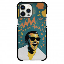 The Wolf of Wall Street Phone Case For iPhone and Samsung Galaxy Devices - The Wolf of Wall Street Leonardo DiCaprio Smiling Illustratino Art