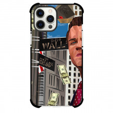 The Wolf of Wall Street Phone Case For iPhone and Samsung Galaxy Devices - The Wolf of Wall Street Low Ploy Digital Illustration Art