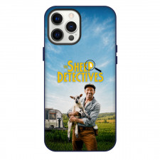 The Sheep Detectives Phone Case For iPhone Samsung Galaxy Pixel OnePlus Vivo Xiaomi Asus Sony Motorola Nokia - The Sheep Detectives Holding Sheep Smiling Poster