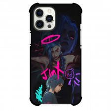 Arcane Jinx Phone Case For iPhone Samsung Galaxy Pixel OnePlus Vivo Xiaomi Asus Sony Motorola Nokia - Arcane Jinx And Vi Illustration Art