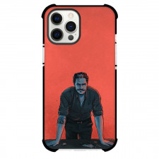 Better Call Saul Phone Case For iPhone Samsung Galaxy Pixel OnePlus Vivo Xiaomi Asus Sony Motorola Nokia - Lalo Salamanca Cartoon Art On Red Background