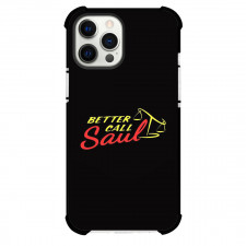 Better Call Saul Phone Case For iPhone Samsung Galaxy Pixel OnePlus Vivo Xiaomi Asus Sony Motorola Nokia - Better Call Saul Logo On Black Background