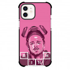 Breaking Bad Phone Case For iPhone Samsung Galaxy Pixel OnePlus Vivo Xiaomi Asus Sony Motorola Nokia - Jesse Pinkman Scarf Pink Portrait Art