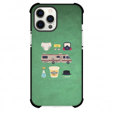 Breaking Bad Phone Case For iPhone Samsung Galaxy Pixel OnePlus Vivo Xiaomi Asus Sony Motorola Nokia - Breaking Bad Minimalist Movie Kits Green Background