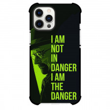 Breaking Bad Phone Case For iPhone Samsung Galaxy Pixel OnePlus Vivo Xiaomi Asus Sony Motorola Nokia - Walter White Im Not in Danger Quote Green Black Art