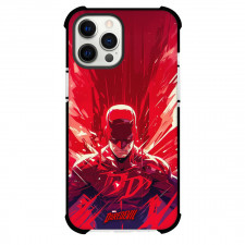 Daredevil Phone Case For iPhone Samsung Galaxy Pixel OnePlus Vivo Xiaomi Asus Sony Motorola Nokia - Daredevil Comic Red Energy Stream on Red Background