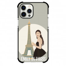 Emily In Paris Case For iPhone Samsung Galaxy Pixel OnePlus Vivo Xiaomi Asus Sony Motorola Nokia - Eiffel Tower Portrait Vector Art