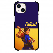Fallout Lucy MacLean Phone Case For iPhone Samsung Galaxy Pixel OnePlus Vivo Xiaomi Asus Sony Motorola Nokia - Lucy MacLean Yellow Blue Minimalist Poster