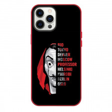 Money Heist La casa de papel Phone Case For iPhone Samsung Galaxy Pixel OnePlus Vivo Xiaomi Asus Sony Motorola Nokia - Mask Characters Name Vector Art