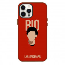 Money Heist La casa de papel Rio Phone Case For iPhone Samsung Galaxy Pixel OnePlus Vivo Xiaomi Asus Sony Motorola Nokia - Rio Portrait Series Digital Art In Red Background