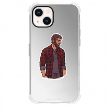 The Last of Us Phone Case For iPhone Samsung Galaxy Pixel OnePlus Vivo Xiaomi Asus Sony Motorola Nokia - Joel Miller Side Portrait Drawing Sticker