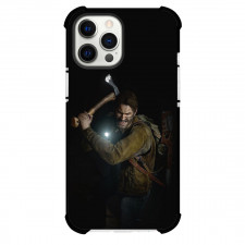 The Last of Us Phone Case For iPhone Samsung Galaxy Pixel OnePlus Vivo Xiaomi Asus Sony Motorola Nokia - Tommy Miller Holding And Shouting An Axe