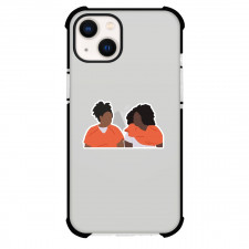 Orange Is the New Black Phone Case For iPhone Samsung Galaxy Pixel OnePlus Vivo Xiaomi Asus Sony Motorola Nokia - Orange Is the New Black Taystee And Cindy Sticker