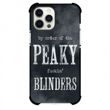 Peaky Blinders Phone Case For iPhone Samsung Galaxy Pixel OnePlus Vivo Xiaomi Asus Sony Motorola Nokia - Peaky Blinders Logo On Dark Background