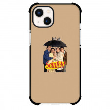 Seinfeld Phone Case For iPhone Samsung Galaxy Pixel OnePlus Vivo Xiaomi Asus Sony Motorola Nokia - Seinfeld Jerry George Elaine Kramer Under Umbrella Poster