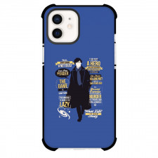 Sherlock Phone Case For iPhone Samsung Galaxy Pixel OnePlus Vivo Xiaomi Asus Sony Motorola Nokia - Sherlock Homes Detective Quotes And Vector Art On Blue Background