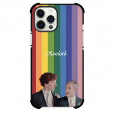 Sherlock Phone Case For iPhone Samsung Galaxy Pixel OnePlus Vivo Xiaomi Asus Sony Motorola Nokia - Sherlock Jhonlock Rainbow Poster