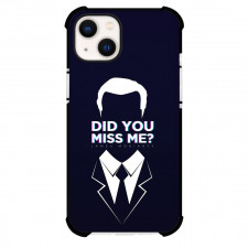 Sherlock Phone Case For iPhone Samsung Galaxy Pixel OnePlus Vivo Xiaomi Asus Sony Motorola Nokia - Jim Moriarty Faceless Black And White Illustration Did You Miss Me