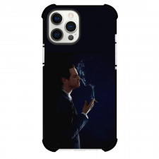 Sherlock Phone Case For iPhone Samsung Galaxy Pixel OnePlus Vivo Xiaomi Asus Sony Motorola Nokia - Jim Moriarty Smoking On Dark Background