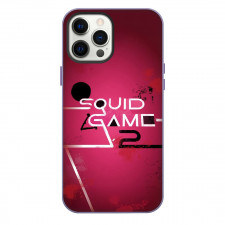 Squid Game 2 Phone Case For iPhone Samsung Galaxy Pixel OnePlus Vivo Xiaomi Asus Sony Motorola Nokia - SquidGame2 Trailer Poster Pink Background
