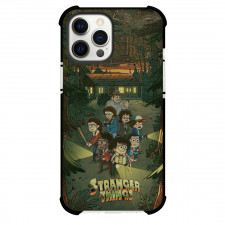 Stranger Things Phone Case For iPhone Samsung Galaxy Pixel OnePlus Vivo Xiaomi Asus Sony Motorola Nokia - Stranger Characters Find Steve with Torch and Night Background