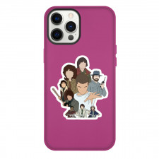 Stranger Things Phone Case For iPhone Samsung Galaxy Pixel OnePlus Vivo Xiaomi Asus Sony Motorola Nokia - Stranger Things Characters Minimalist Stickers