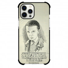Stranger Things Eleven Phone Case For iPhone Samsung Galaxy Pixel OnePlus Vivo Xiaomi Asus Sony Motorola Nokia - Eleven Boy Pencil Sketch on Paper