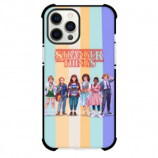 Stranger Things Phone Case For iPhone Samsung Galaxy Pixel OnePlus Vivo Xiaomi Asus Sony Motorola Nokia - Stranger Things Six Different Girls with Colorfull Background