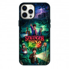 Stranger Things Tales From 85 Phone Case For iPhone Samsung Galaxy Pixel OnePlus Vivo Xiaomi Asus Sony Motorola Nokia - Stranger Things Tales From 85 Characters Holding Flashlight Series Poster