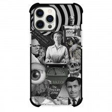 The Twilight Zone Phone Case For iPhone Samsung Galaxy Pixel OnePlus Vivo Xiaomi Asus Sony Motorola Nokia - The Twilight Zone Grayscale Collage Poster