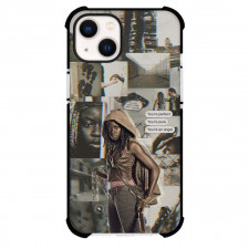 The Walking Dead Phone Case For iPhone Samsung Galaxy Pixel OnePlus Vivo Xiaomi Asus Sony Motorola Nokia - Michonne Standing On Collage Background