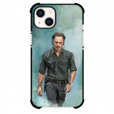 The Walking Dead Phone Case For iPhone Samsung Galaxy Pixel OnePlus Vivo Xiaomi Asus Sony Motorola Nokia - Rick Grimes Standing Oil Painting Art Poster