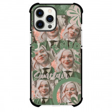 Wednesday Phone Case For iPhone Samsung Galaxy Pixel OnePlus Vivo Xiaomi Asus Sony Motorola Nokia - Enid Sinclair Smiling Portraits ON Green Floral Art