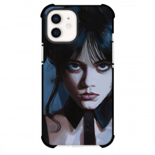 Wednesday Phone Case For iPhone Samsung Galaxy Pixel OnePlus Vivo Xiaomi Asus Sony Motorola Nokia - Jenna Ortega Portrait Illustration Art