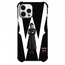 Wednesday Phone Case For iPhone Samsung Galaxy Pixel OnePlus Vivo Xiaomi Asus Sony Motorola Nokia - Jenna Ortega Standing In Black White Background Netflix Poster