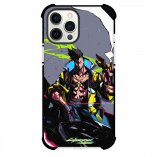 Cyberpunk Edgerunners David Martinez Case For iPhone Samsung Galaxy Pixel OnePlus Vivo Xiaomi Asus Sony Motorola Nokia - David Martinez Covered with Blood Cracked Background
