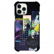Cyberpunk Edgerunners Rebecca Case For iPhone Samsung Galaxy Pixel OnePlus Vivo Xiaomi Asus Sony Motorola Nokia - Rebecca Collage with Grid Background