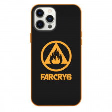 Far Cry Phone Case For iPhone Samsung Galaxy Pixel OnePlus Vivo Xiaomi Asus Sony Motorola Nokia - Far Cry 6 Logo On Black Background