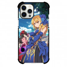 Fate Stay Night Luviagelita Edelfelt Phone Case For iPhone Samsung Galaxy Pixel OnePlus Vivo Xiaomi Asus Sony Motorola Nokia - Luviagelita Edelfelt Look Like Queen in Blue Dress with Sky Background