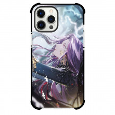 Fate Stay Night Medusa Phone Case For iPhone Samsung Galaxy Pixel OnePlus Vivo Xiaomi Asus Sony Motorola Nokia - Medusa Looks Up Purple Long Hairs Art
