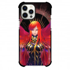 Fate Stay Night Oda Nobunaga Phone Case For iPhone Samsung Galaxy Pixel OnePlus Vivo Xiaomi Asus Sony Motorola Nokia - Oda Nobunaga Golden Batch on Neck and Red Hairs Art